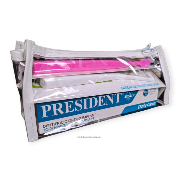 Healthy Smile + President Ортодонтичний набір для догляду за брекетами